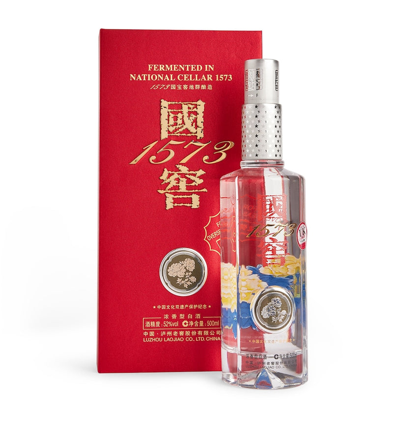 Luzhou Laojiao National Cellar 1573 baijiu 50cl (British brand)