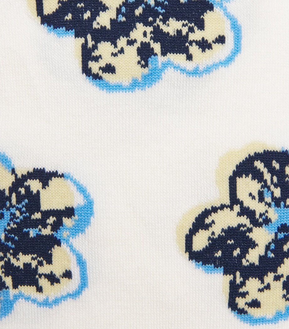 Paul Smith floral socks with colourful pattern, UK version