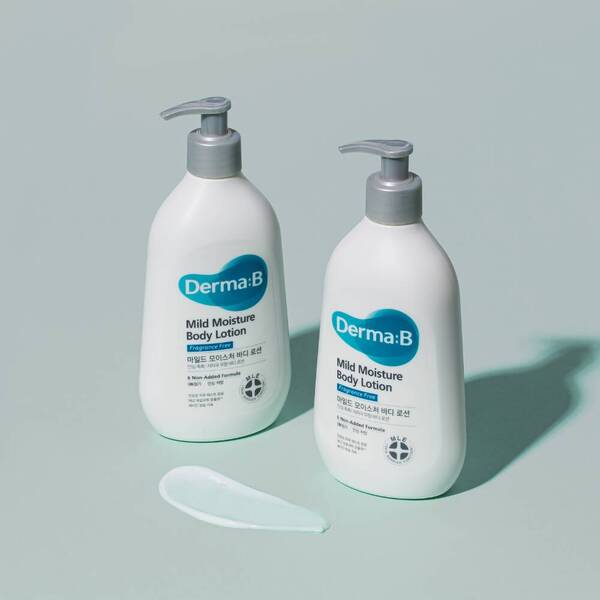 Derma:B mild moisture body lotion 400ml, imported from the UK