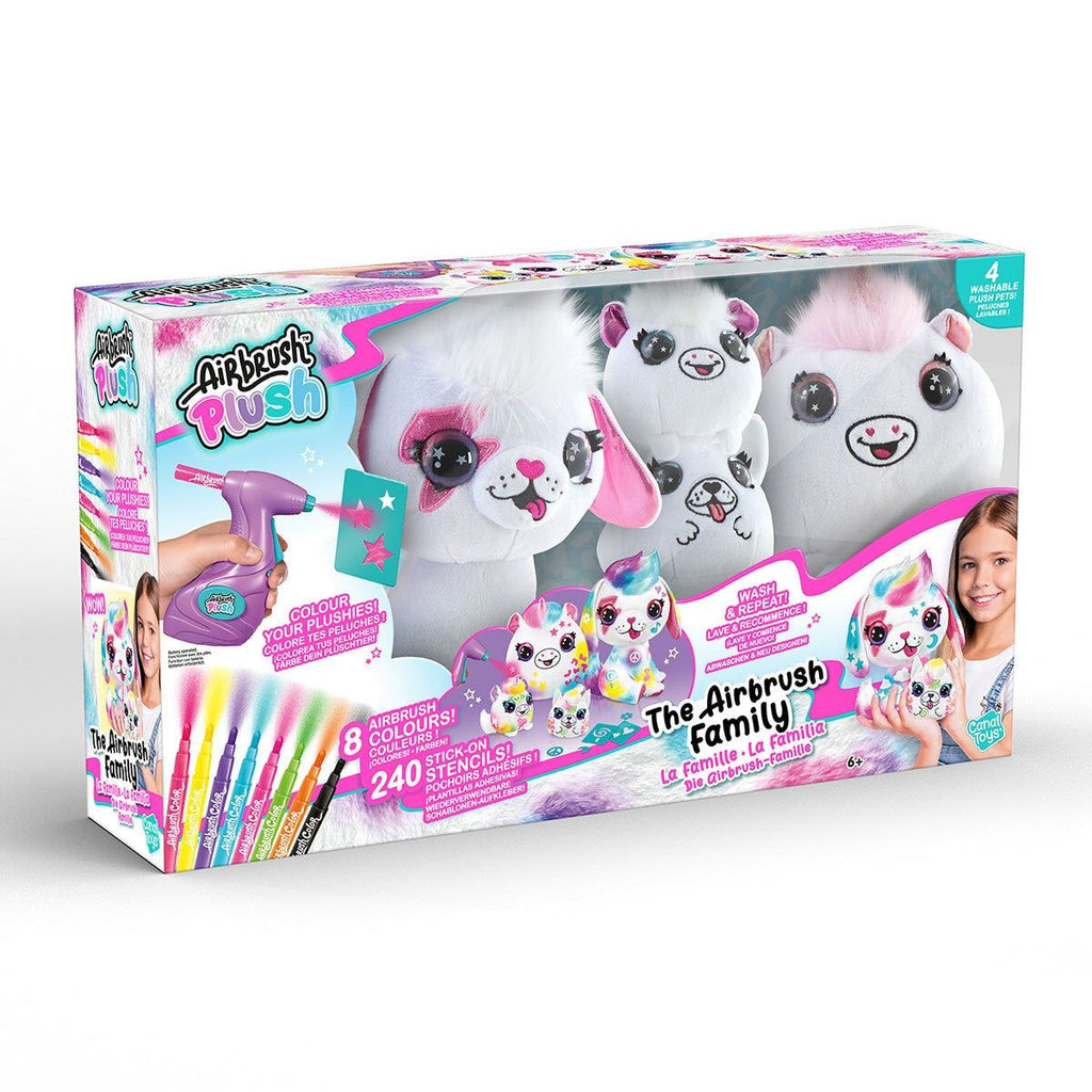 Airbrush Plush Family Pack With Stencils/Chalks (6+ Years)