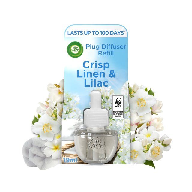 Airwick Crisp Linen & Lilac Plug In Refill