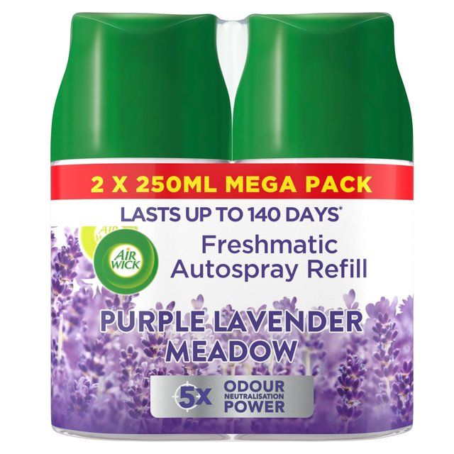 Airwick Lavender Meadow Freshmatic Twin Refill   2 x 250ml