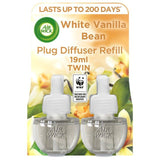 Airwick White Vanilla Bean Plug In Twin Refill   2 x 19ml