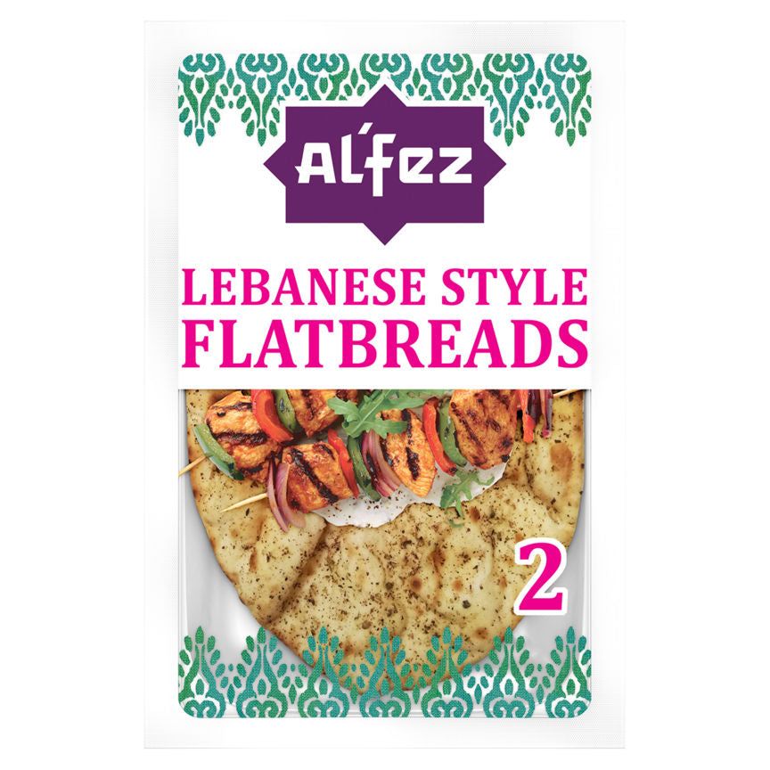 Al Fez Lebanese Style Flatbreads x 2