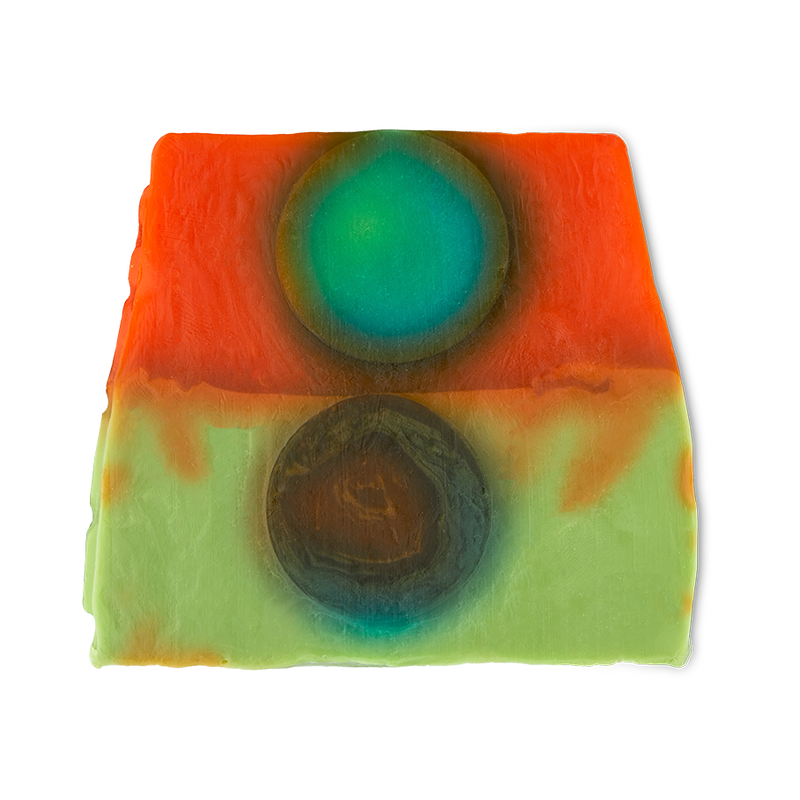 Lush Alban Elfed apple and oakwood soap, imported from the UK