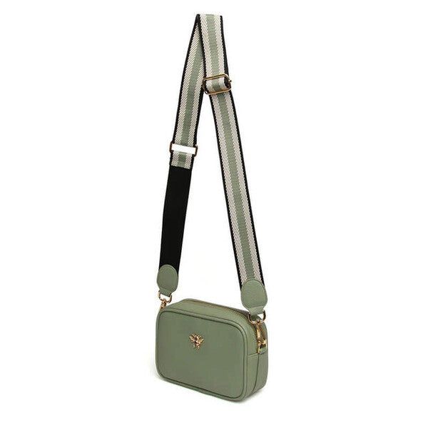 Alice Wheeler Mini Mayfair Sage Crossbody Bag