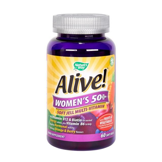 Alive! Women's 50+ Soft Jell Multivitamin   60 per pack - McGrocer