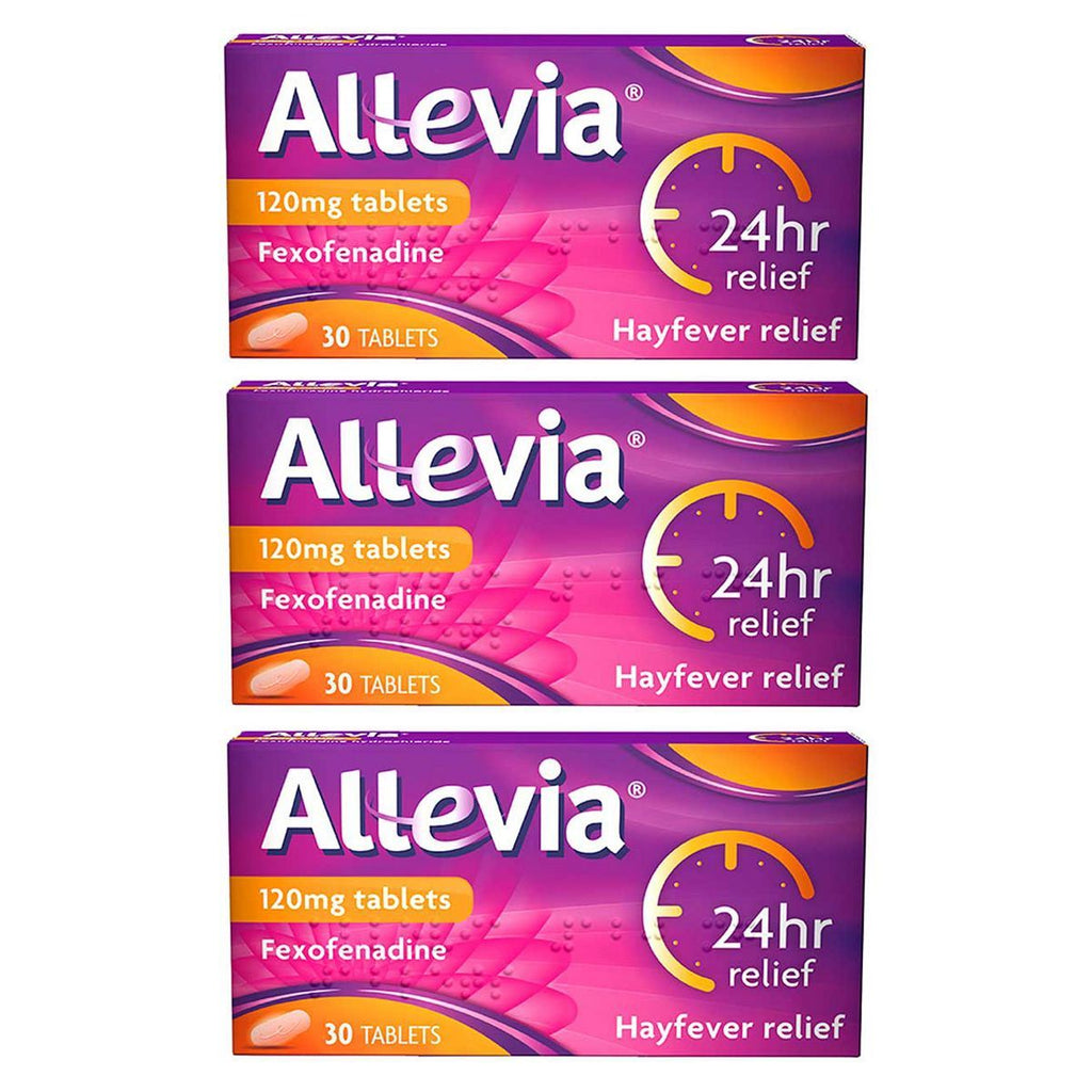 Allevia 120mg Tablets - 3 x 30 Tablets (3 Months Supply Bundle)