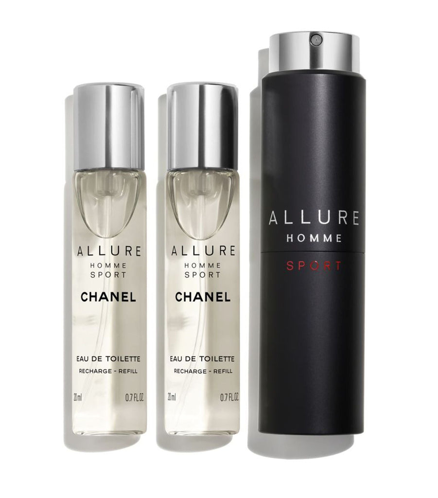 (ALLURE HOMME SPORT) Eau de Toilette Refillable Travel Spray (3 x 20ml)