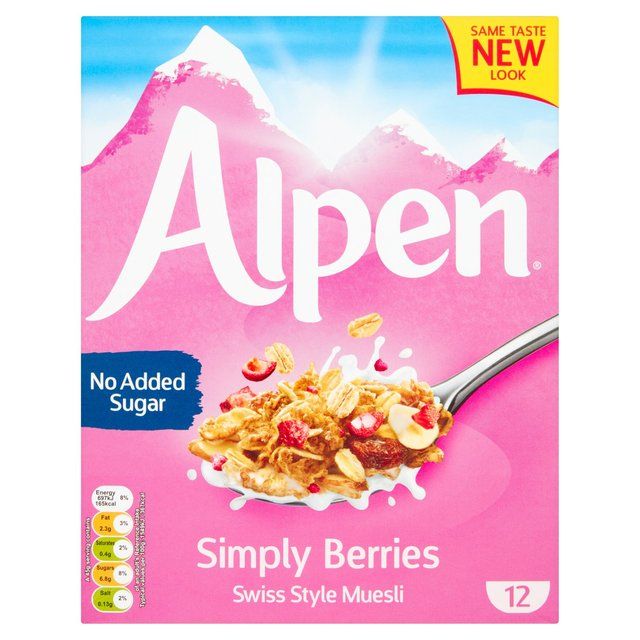 Alpen No Added Sugar Simply Berries