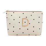 Alphabet Cosmetic Bag Letter D - McGrocer