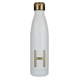 Alphabet Water Bottle Cream Letter H - McGrocer