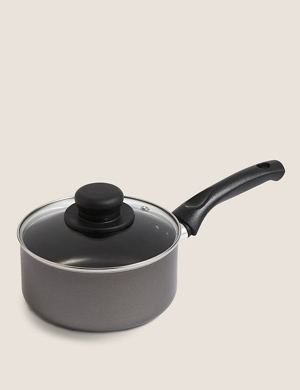 Aluminium 16cm Small Non-Stick Saucepan