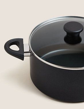 Aluminium 24cm Medium Non-Stick Stock Pot