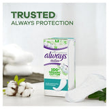 Always Dailies Cotton Protection Panty Liners Normal x 28