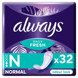 Always Dailies Fresh & Protect Normal Panty Liners   32 per pack