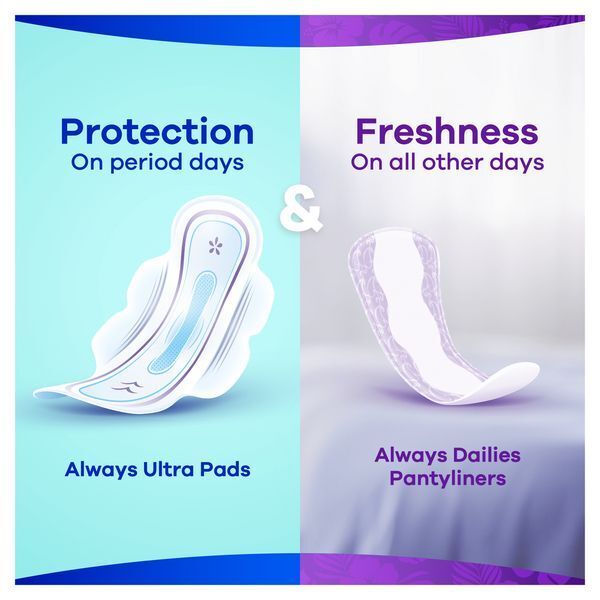 Always Dailies Large Profresh Panty Liners X 40