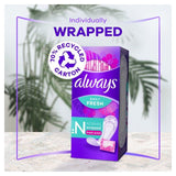 Always Dailies Singles Normal To Go Scented Panty Liners   20 per pack