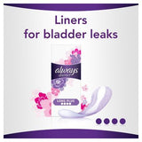 Always Discreet Incontinence Liners Long Plus - 120 Liners (6 pack bundle)