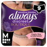 Always Discreet Incontinence Pants Boutique M 9 per pakke