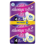 Always Platinum Secure Night Sanitary Towels Wings Size 4   14 per pack