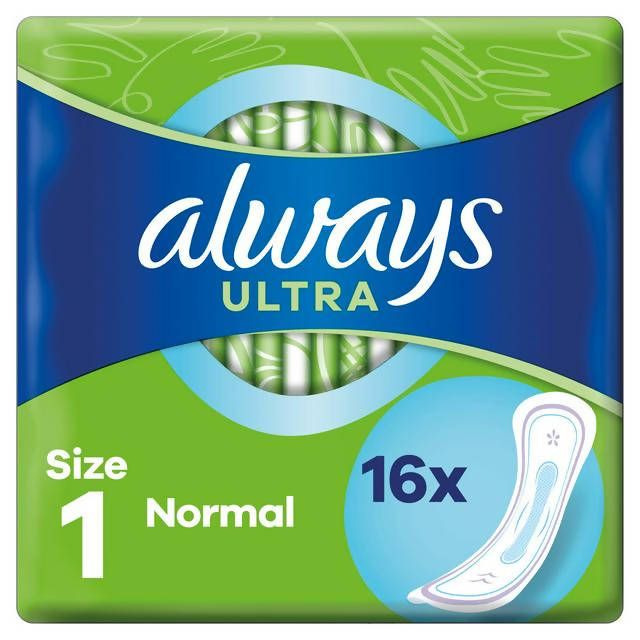 Always Ultra Normal (Size 1) Sanitary Towels x16