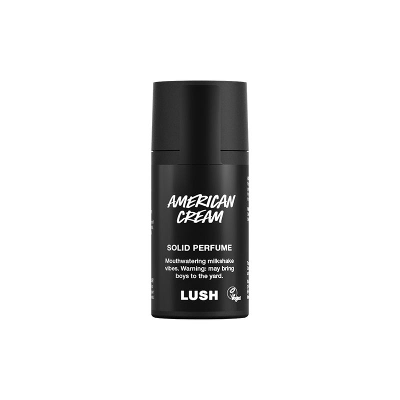 Solid perfume in American Cream with vanilla and lavender - British product