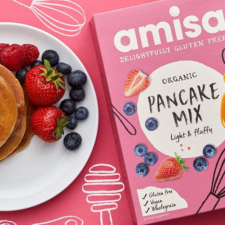 Amisa Organic Gluten Free Pancake Mix 360g