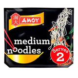 Amoy Straight To Wok Medium Noodles   2 x 150g