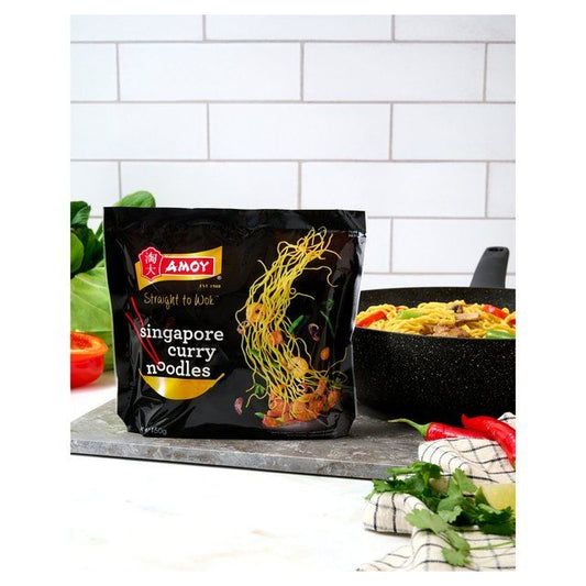 Amoy Straight To Wok Singapore Noodles   2 x 150g