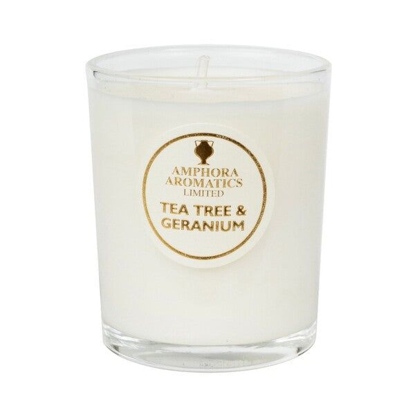 Amphora Aromatics Tea Tree & Geranium Mini Pot Candle