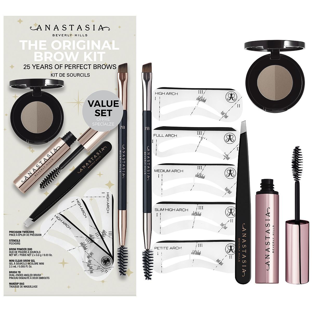 Anastasia Beverly Hills Original Brow Kit - Medium Brown - McGrocer