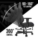 anda seaT Dark Demon Dragon Gaming Chair, Black