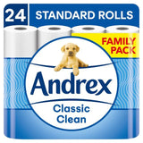 Andrex Classic Clean 24 Rolls   24 per pack