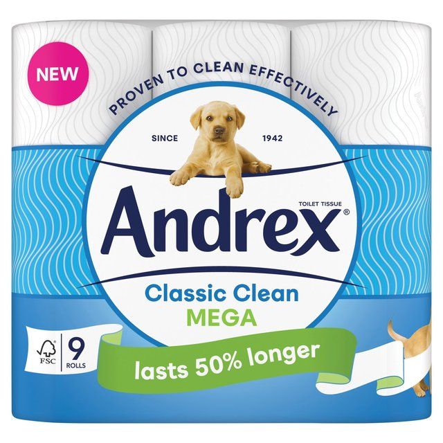 Andrex Classic Clean Mega 9 Roll