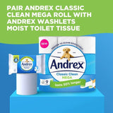 Andrex Classic Clean Mega 9 Roll