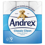 Andrex Classic Clean Toilet Roll   9 per pack