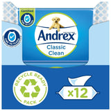 Andrex Classic Clean Washlets, 12 x 40 Wipes