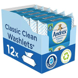 Andrex Classic Clean Washlets, 12 x 40 Wipes