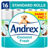 Andrex Coconut Fresh 16 Toilet Rolls