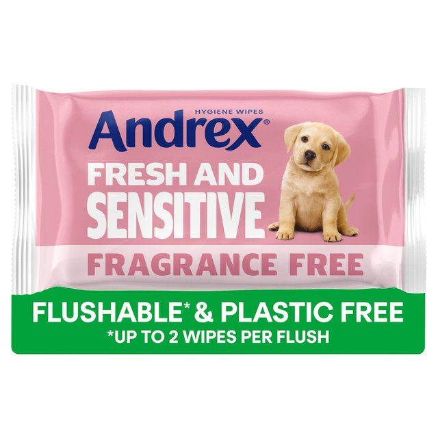 Andrex Hygiene Wipes Fresh and Sensitive Single Pack   30 per pack