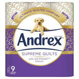 Andrex Supreme Quilts Toilet Roll   9 per pack