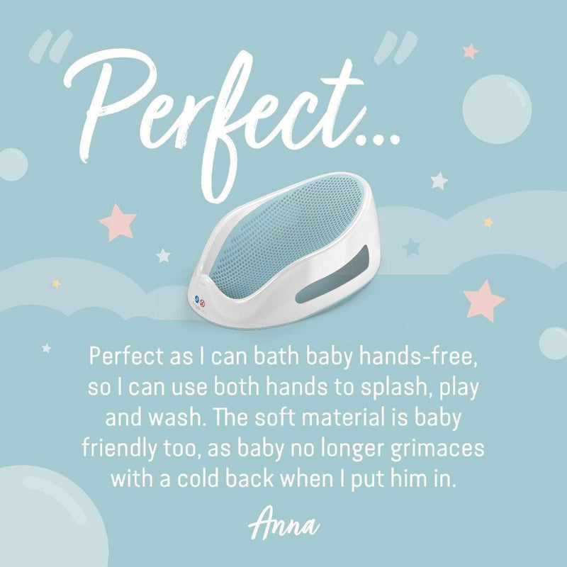 Angelcare Soft Touch baby bath support Aqua, UK version