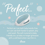 Angelcare Soft Touch baby bath support Aqua, UK version