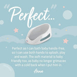 Angelcare Soft Touch baby bath support grey (British brand)