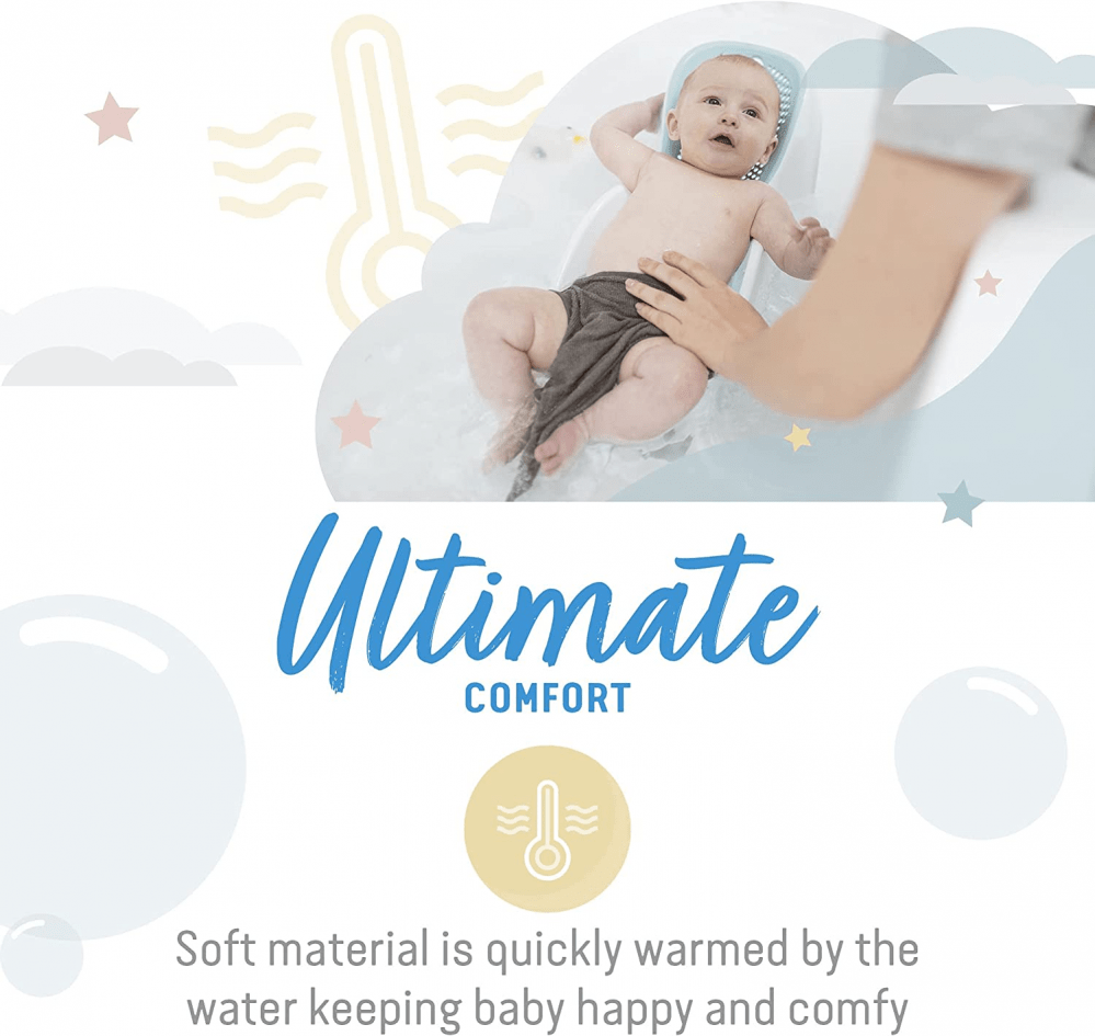 Angelcare Soft Touch Mini Bath Support in Aqua, UK version
