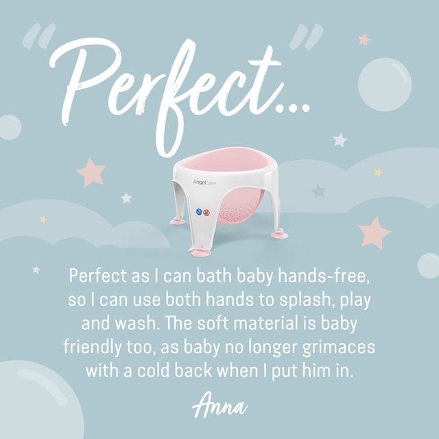 Angelcare baby bath seat pink - British product