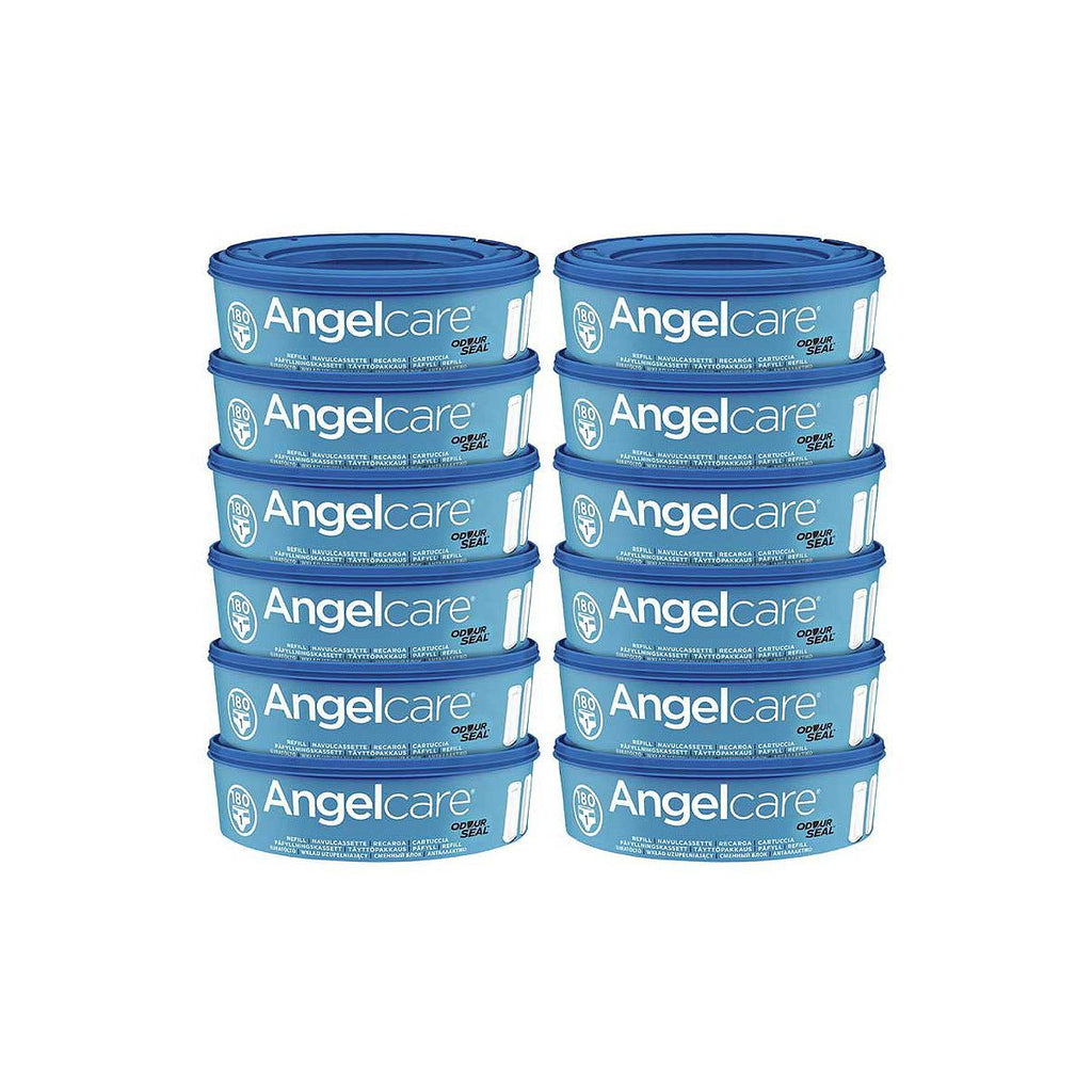 Angelcare Nappy Disposal System Refill Cassettes 12 Pack