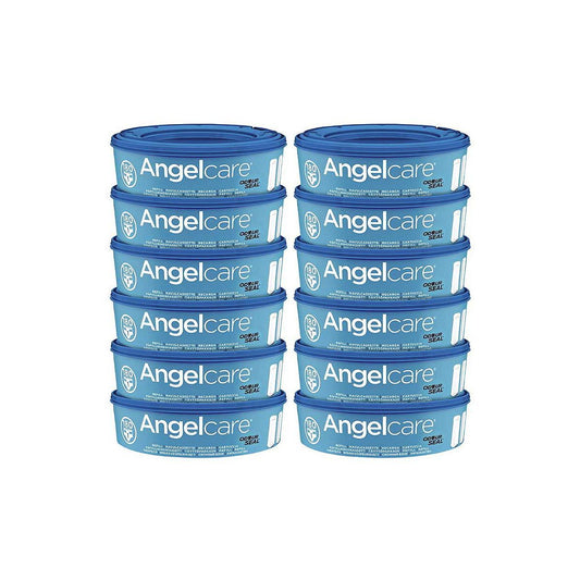 Angelcare Nappy Disposal System Refill Cassettes 12 Pack
