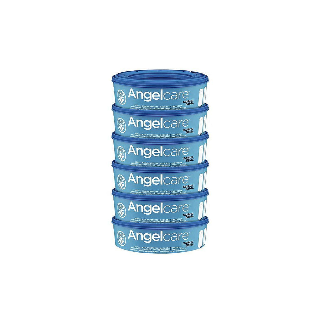 Angelcare Nappy Disposal System Refill Cassettes 6 Pack